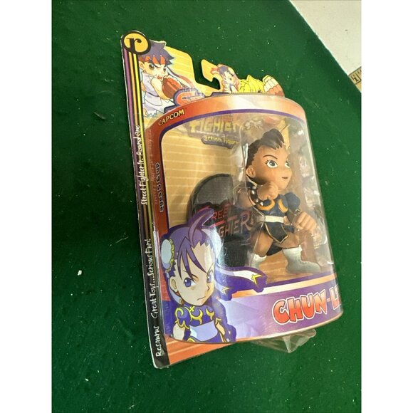 Street Fighter Chun Li Capcom Resaurus 1999 JR Round One Action Figure - Picture 4 of 7